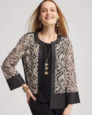 Travelers™ Collection Crushed Lace Jacket | Chico's